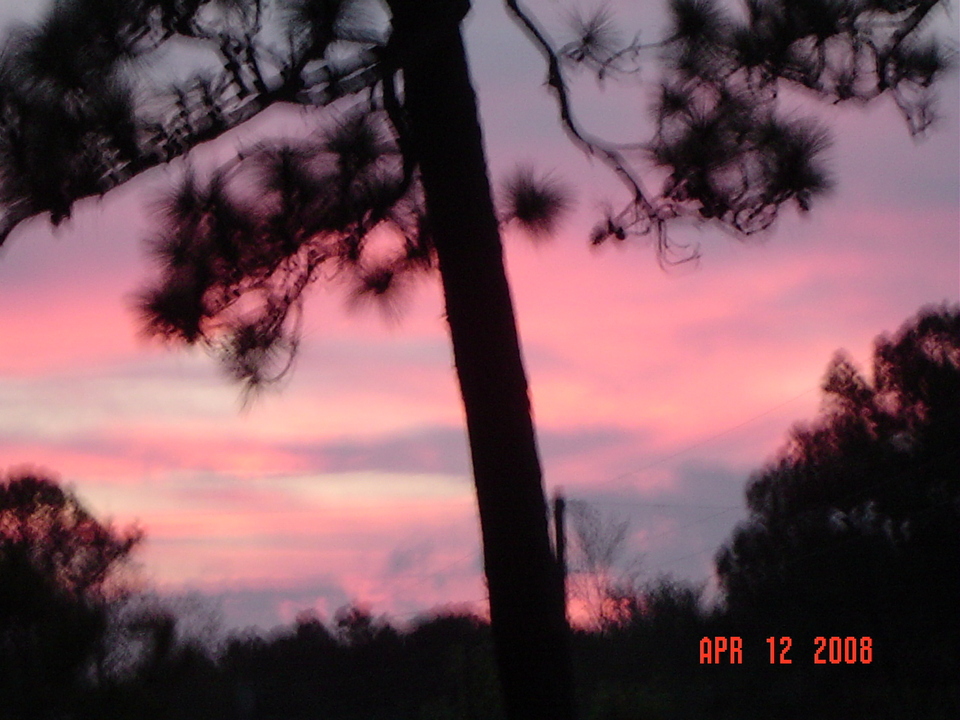 Brunswick, NC : A Sunset near Holden Beach took at my home