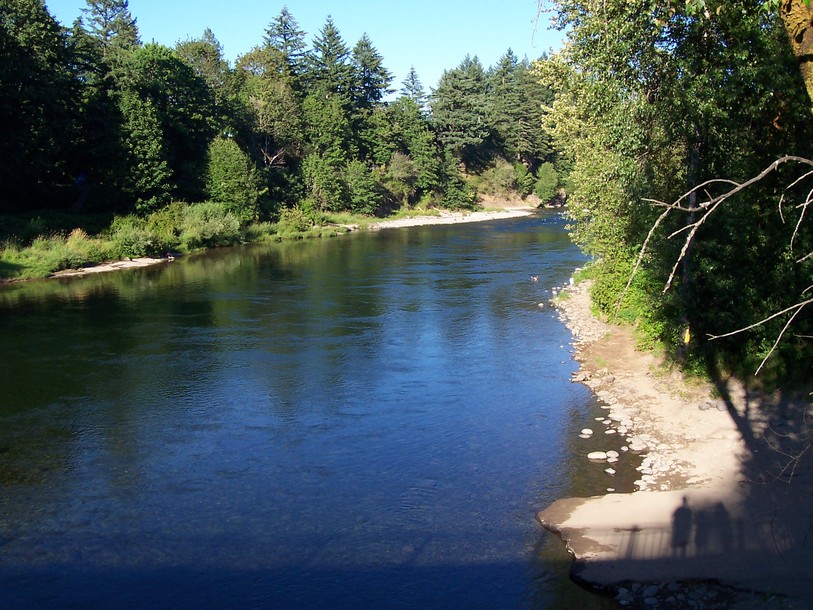 Lyons, OR : Santiam River  5th St Lyons, Or