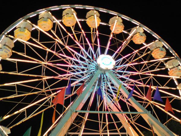 Goshen, IN: Ferris Wheel at the Elkhart County 4-H Fair in Goshen, IN 2007