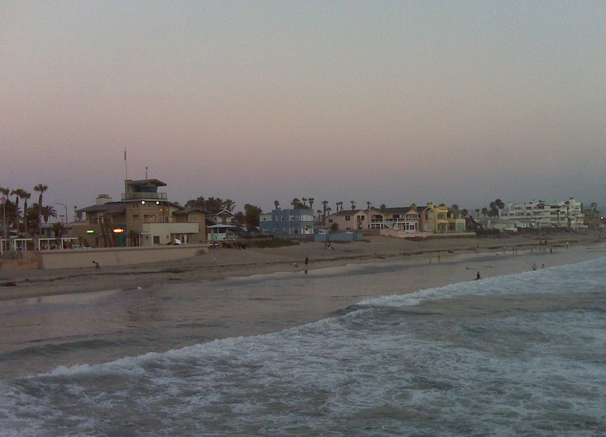 Imperial Beach, CA : Imperial Beach from pier