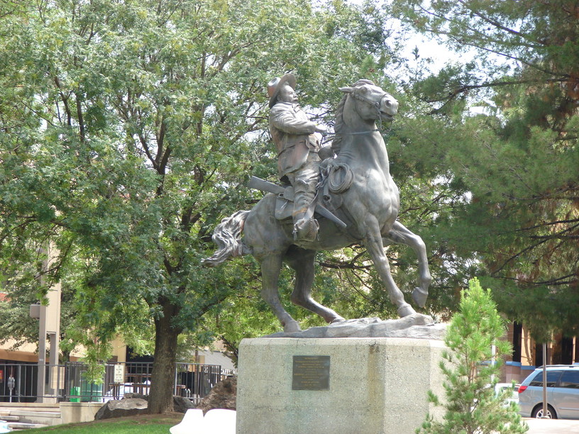 Tucson, AZ: Doroteo Arango "General Pancho Villa" statue in Congress street