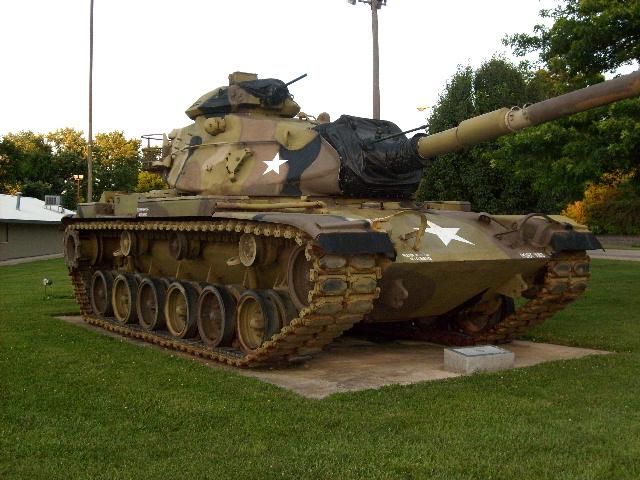 Mulberry Grove, IL : The tank in front of the community center