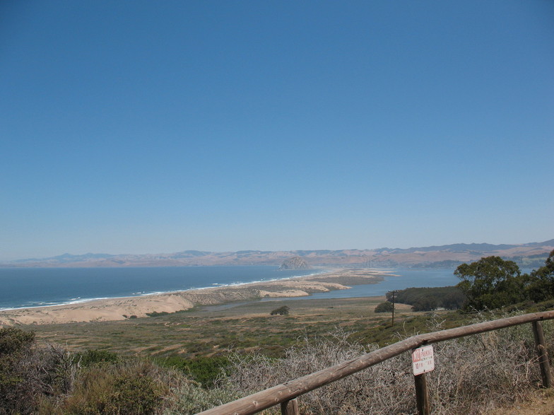 Baywood-Los Osos, CA: View from the entrance to Montana De Oro SP