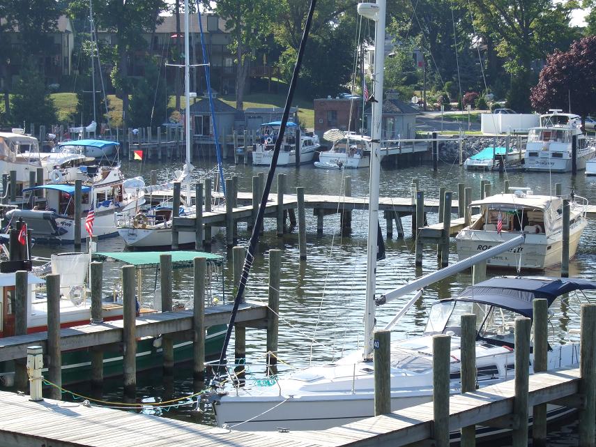 South Haven, MI: boat harbor