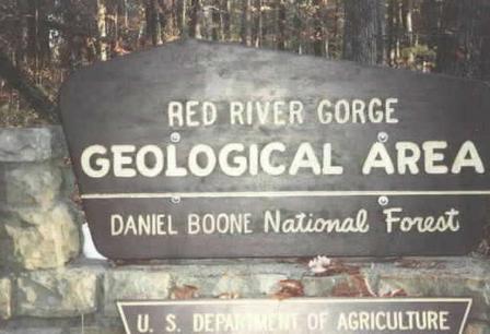 Campton, KY : Red River Gorge near Campton Kentucky.
