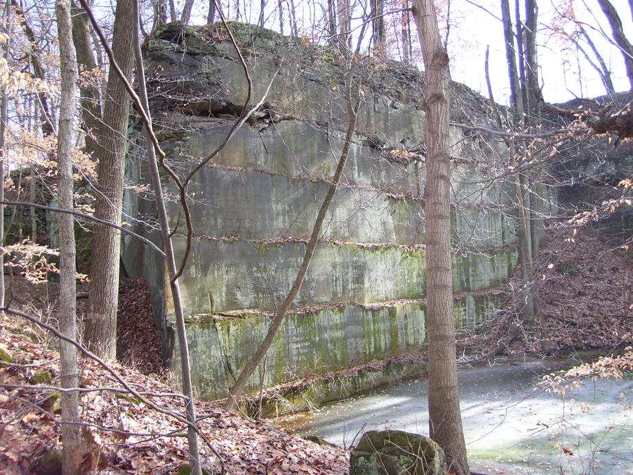 Williamsport, IN : Quarry next to Williamsport Falls