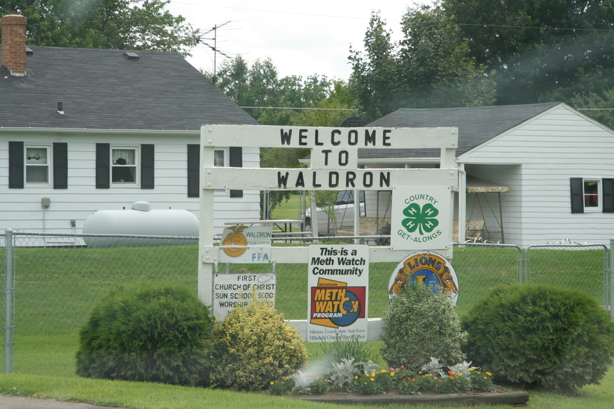 Waldron, MI: sign in Waldron