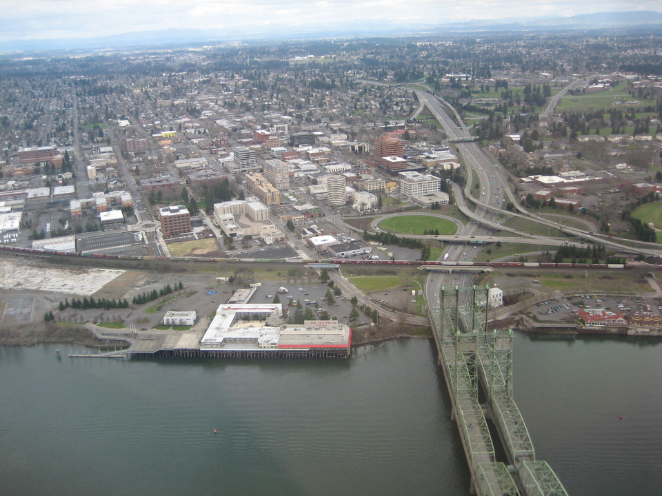 Vancouver, WA : Downtown from Above photo, picture, image (Washington