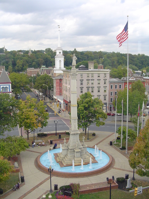 Easton, PA : center square from Alpha bldg photo, picture, image