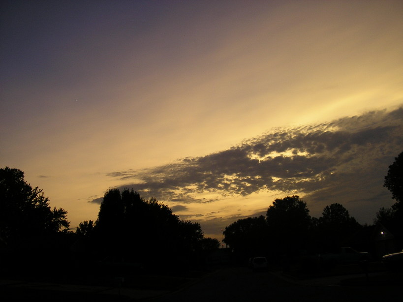 Edmond, OK : Sunset 8-18-08