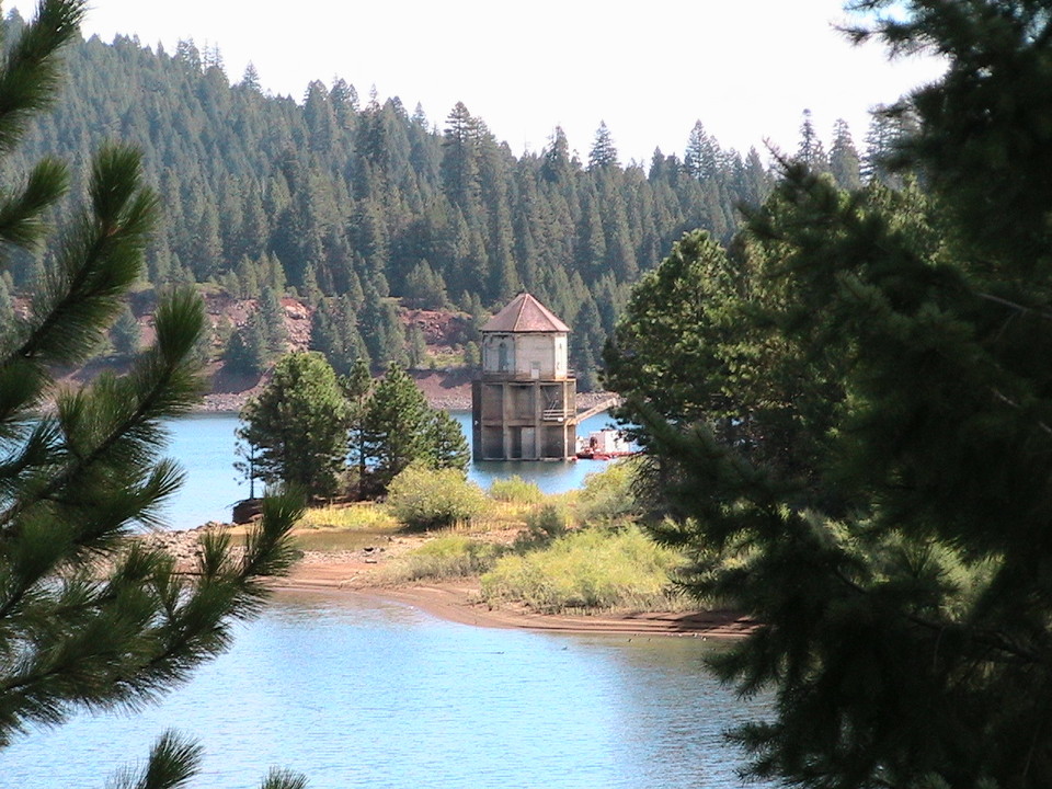 Chester, CA : The Water Tower at Lake Almanor photo, picture, image