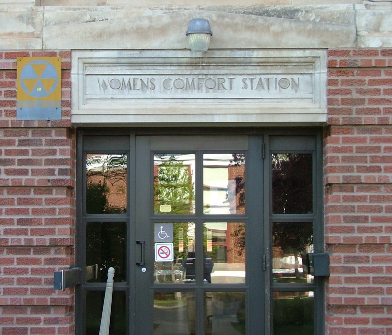 Hibbing, MN: East Entrance Women's Comfort Station. Village Hall.