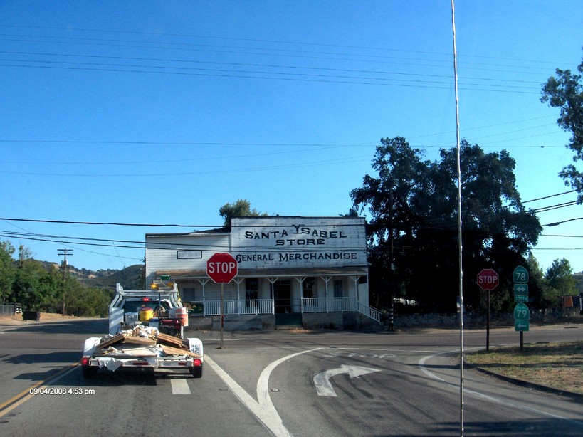 Julian, CA : Santa Ysabel 7 miles north of Julian