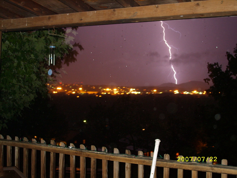 Cumberland, MD: taken from wiley ford wv overlooking cumberland maryland during storm from my porch