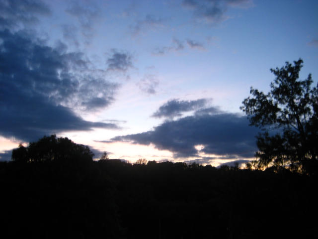 Thornwood, NY : Sunset Over Thornwood