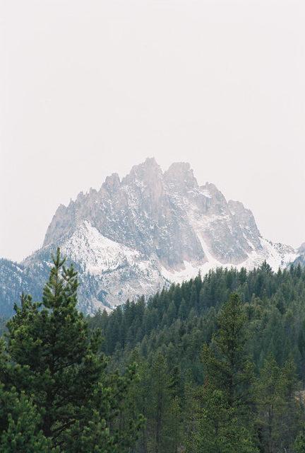 Stanley, ID: Sawtooth Mountains near Stanley, ID
