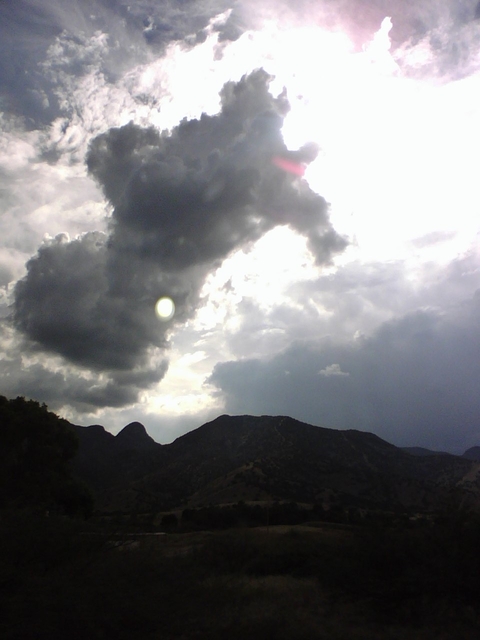 Sierra Vista, AZ : Sunset over Huachucas
