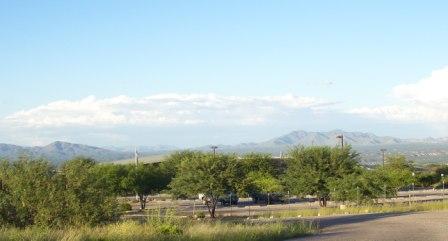 Benson, AZ : Cochise College overlooking Benson
