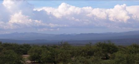 Benson, AZ: View of the San Pedro River Valley, overlooking Benson