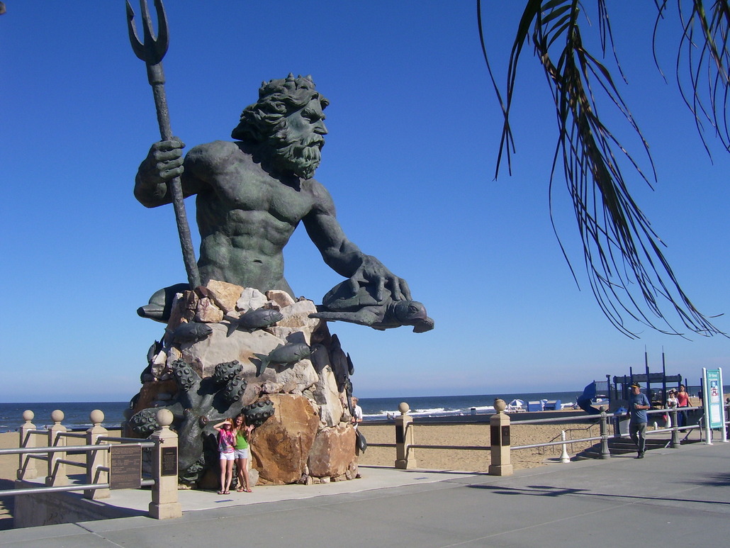 Virginia Beach, VA: King Neptune on the boardwalk