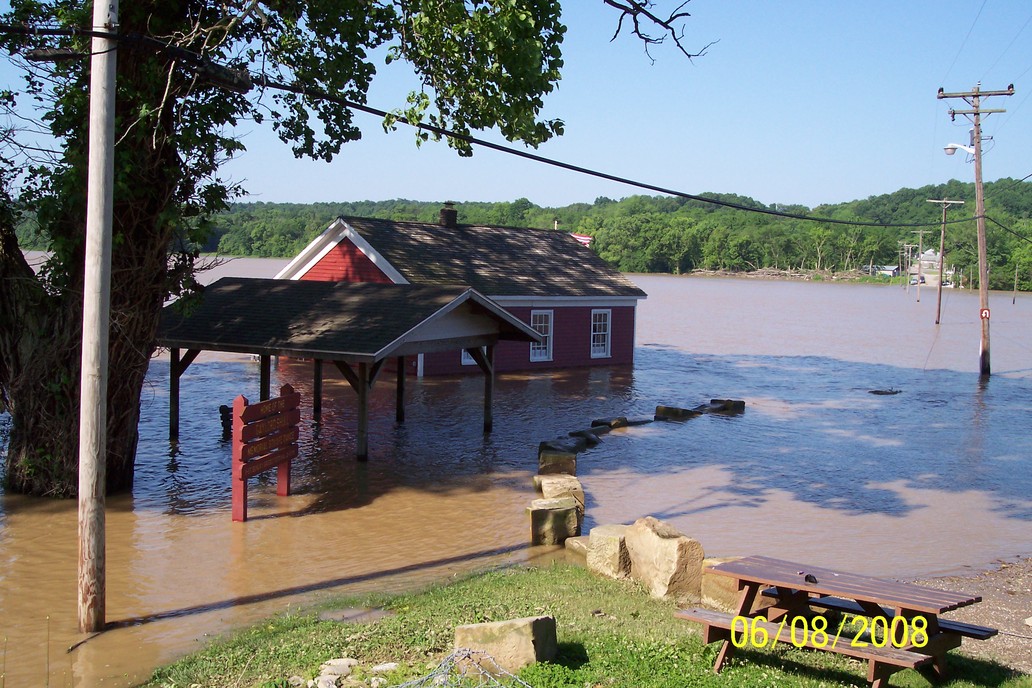 Mecca, IN : 2008 flood