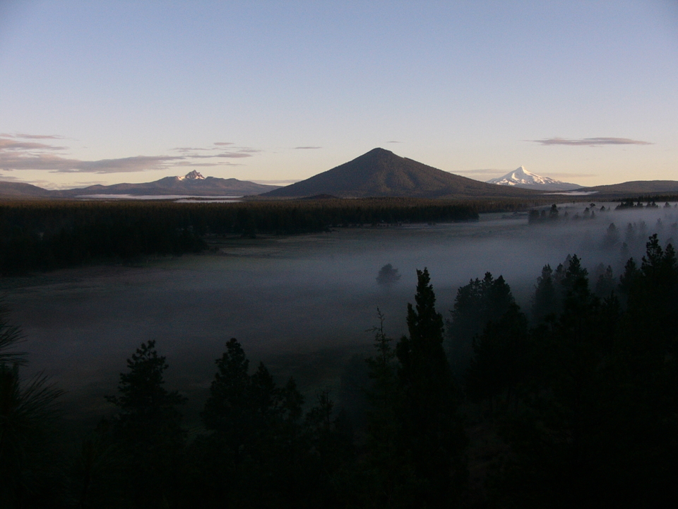Sisters, OR : Mt Jefferson Early Morning