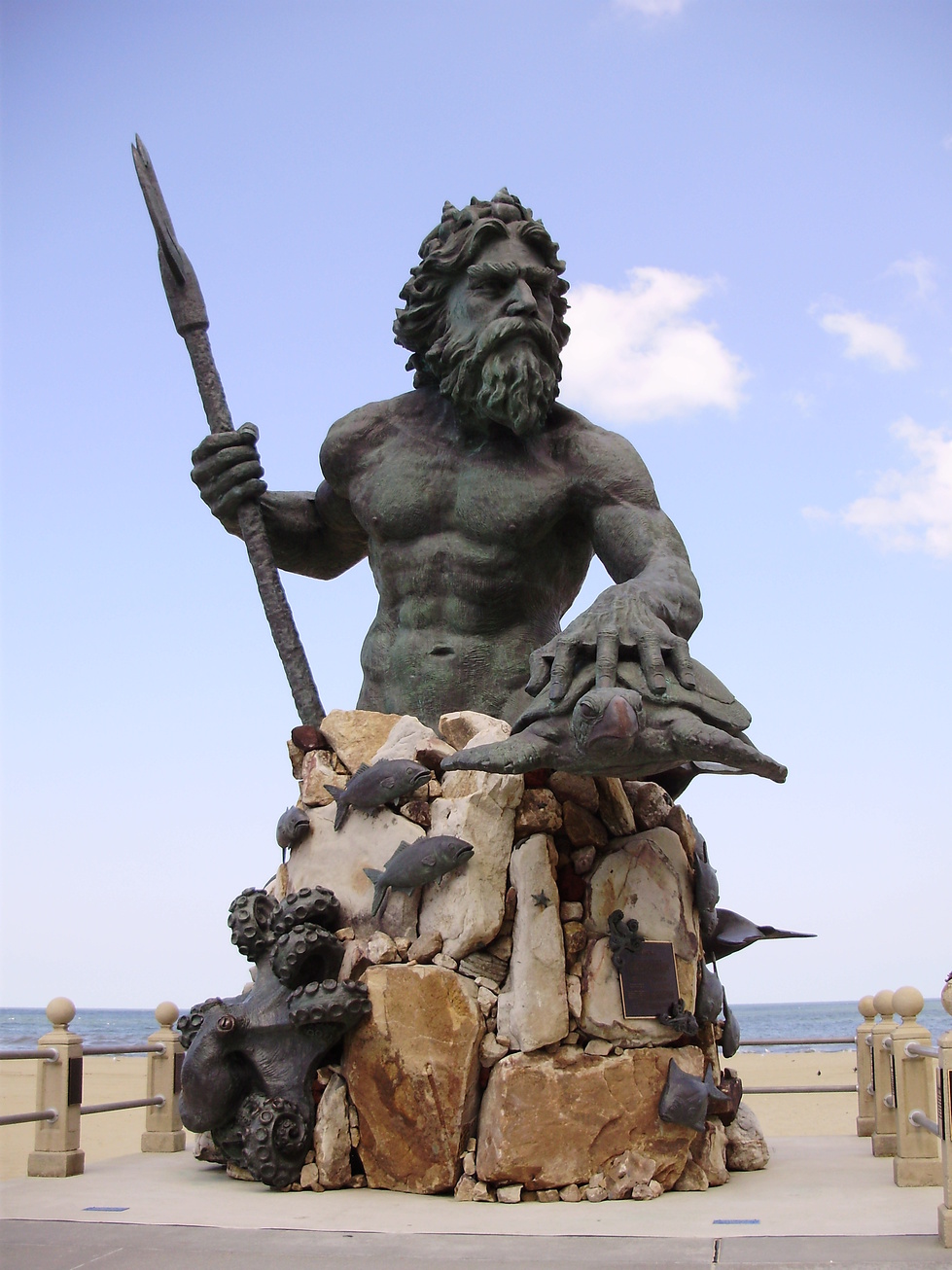 Virginia Beach, VA: Neptune Statue at VB Oceanfront