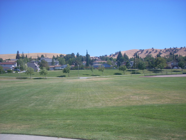 Antioch, CA: Beautiful scenery taken at an Antioch park. View from the top of a slide.