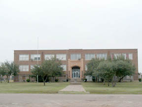 Calvert, TX: The Calvert Community High School. They play 6 man football.