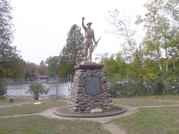 Peshtigo, WI: Cival war-Spanish American war- WW1 Peshtigo monument
