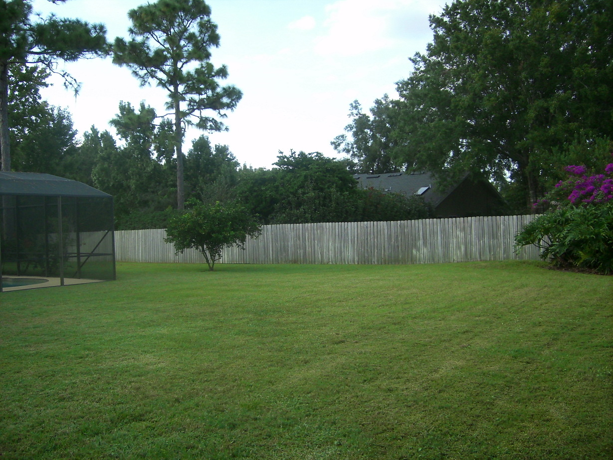 Lake Mary, FL: The large back yard at our Lake Mary, FL home - {Our house is for sale or rent}