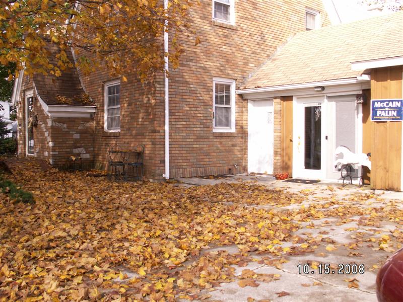 Gilmore City, IA : Falling Leaves in Gilmore City 2008