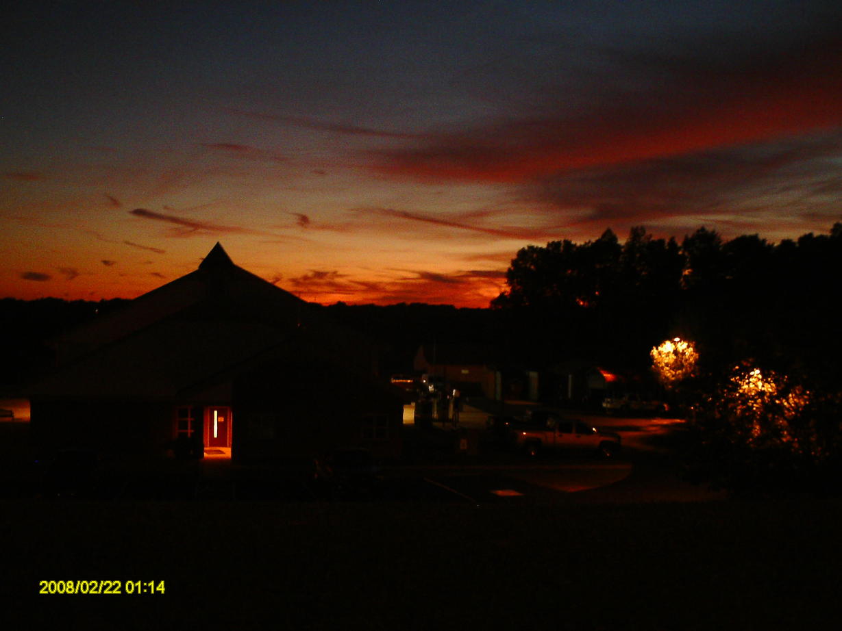 Mechanicsville, VA: Sunset near Stonewall Parkway, Mechanicsville, VA