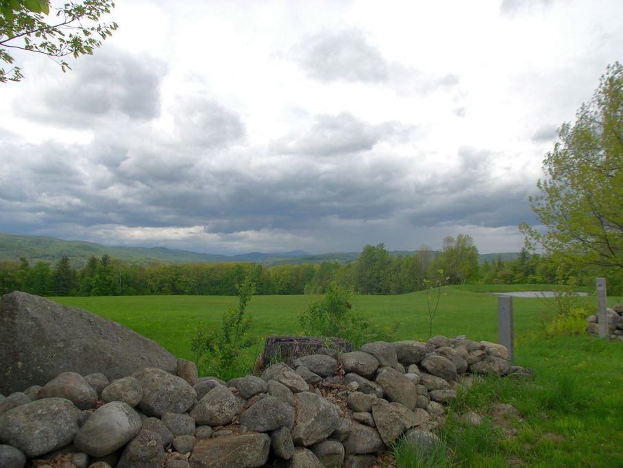 New Hampton, NH : Gathering  Spring Storm, Gordon Hill Road, New Hampton