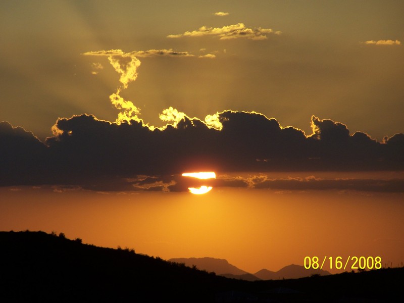 Oracle, AZ : Sunset in Oracle