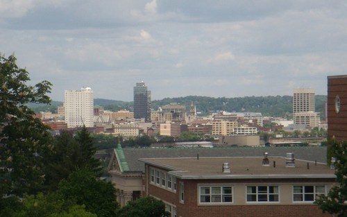 Worcester, MA: Worcester Skyline from Holy Cross