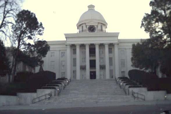 Montgomery, AL: Front of the State Capitol facing Dexter
