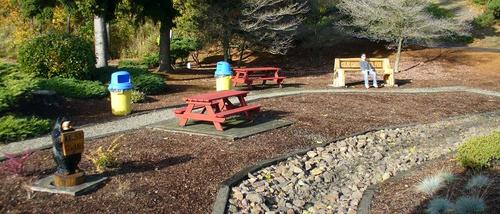 Kelso, WA: Kiwanis Club benches in Kelso