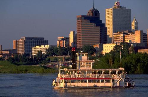 Castle Rock, WA : Mississippi River with Memphis Background