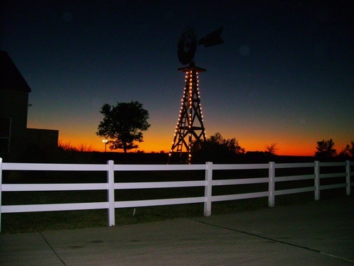 Newark, TX: Chisholm Springs Newark, TX Sunset