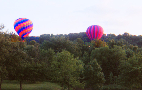 Pottstown, PA: Hot Air Balloons Overhead