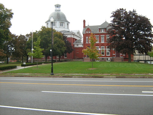 Albion, NY: Orleans County Courthouse - on the list of National Historic Places