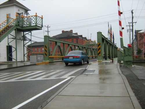 Albion, NY: The lift bridge on north Main Street over the Erie Canal