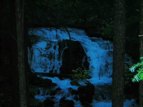 Butte Falls-Prospect, OR : Pearsoney Falls in Spring