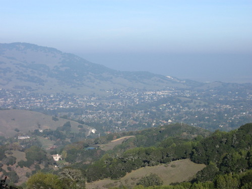 Novato, CA : Overlooking the town of Novato