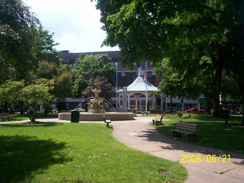 Johnstown, PA: Johnstown's Central Park - Fountain & Gazebo