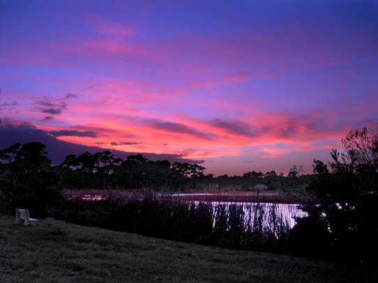 Sunset Beach, NC : Sunset at Oyster Bay Golf Links Lake Shore Highway 179