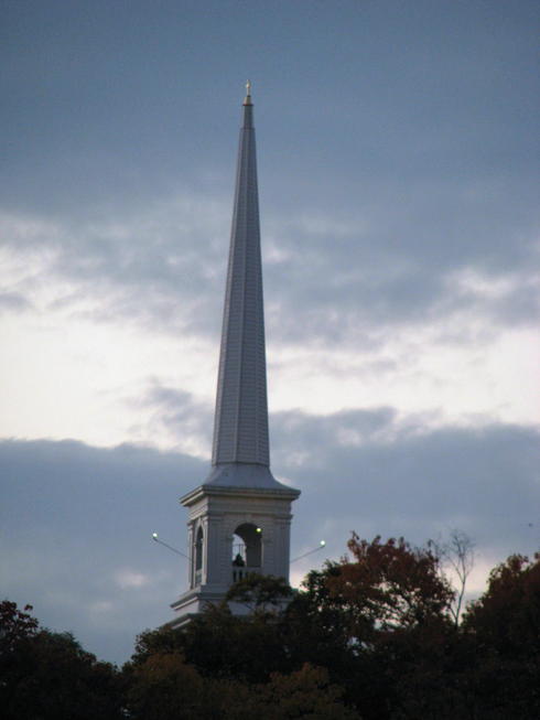Gardiner, ME : Methodist Church Steeple