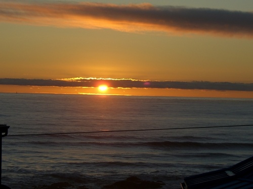 Yachats, OR : Sunset in Yachats, South of the Bridge at Yachats Ocean Road State Park