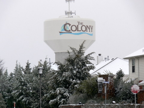 The Colony, TX : The Colony Water Tower